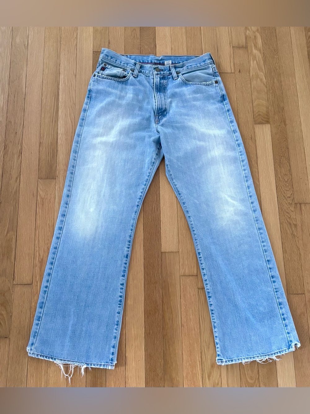 Vtg 90s Abercrombie & Fitch 1009 Bootcut Jeans Mens 32x32 Made in USA Denim Blue